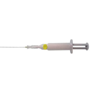 Agujas. Para biopsia. Reesterilizables con estilete y tope deslizable. Tipo: menghini. Longitud: 70 mm. Calibre: 16 G. Pieza.